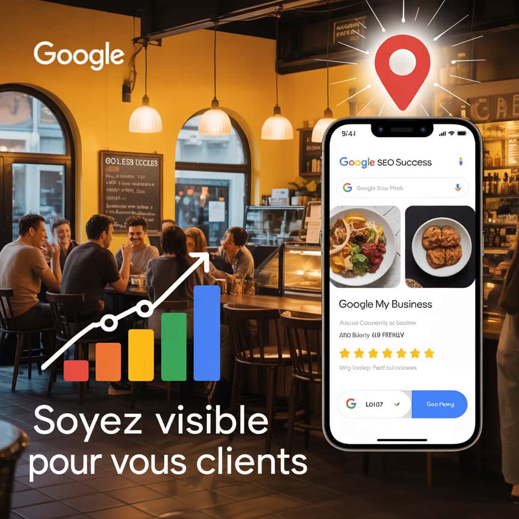 Illustration Référencement Local qui Marche - Chaque jour, des dizaines de personnes cherchent vos services près de chez elles...