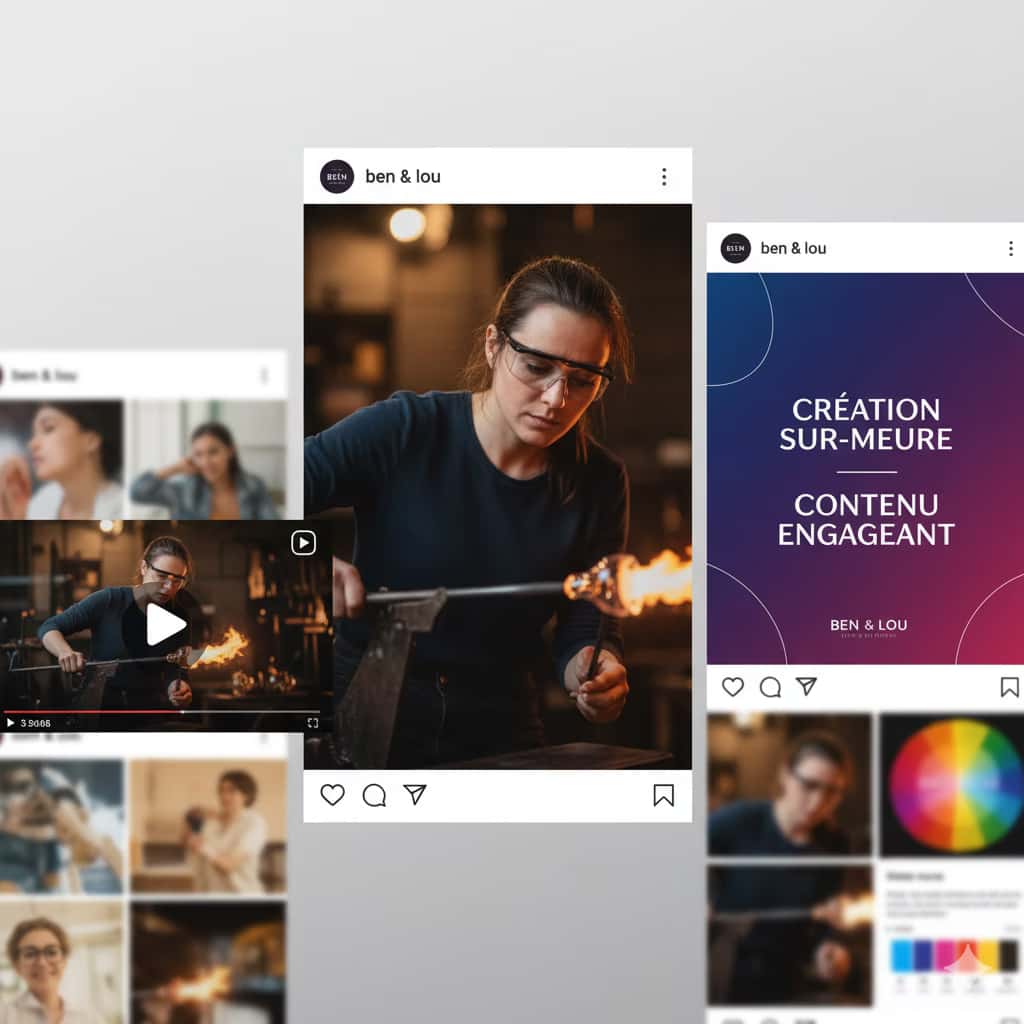 Illustration Contenu Professionnel qui Inspire Confiance - Montrez votre savoir-faire avec du contenu qui vous positionne comme l'expert de...