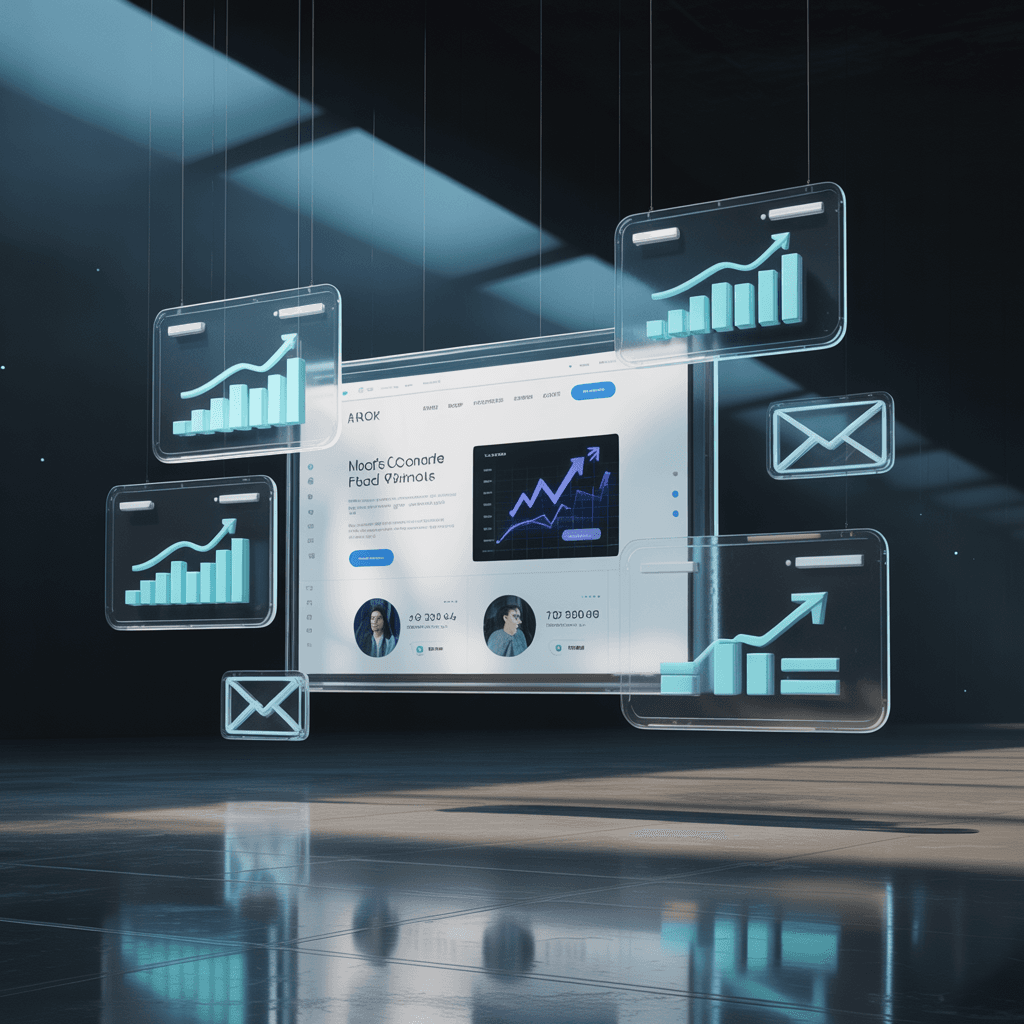 Illustration Site Web Professionnel qui Convertit - Fini les sites qui ne rapportent rien. Nous créons votre vitrine digitale avec u...