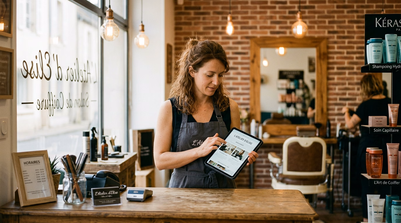 Creation site internet coiffeur : prix, etapes et ROI 2026