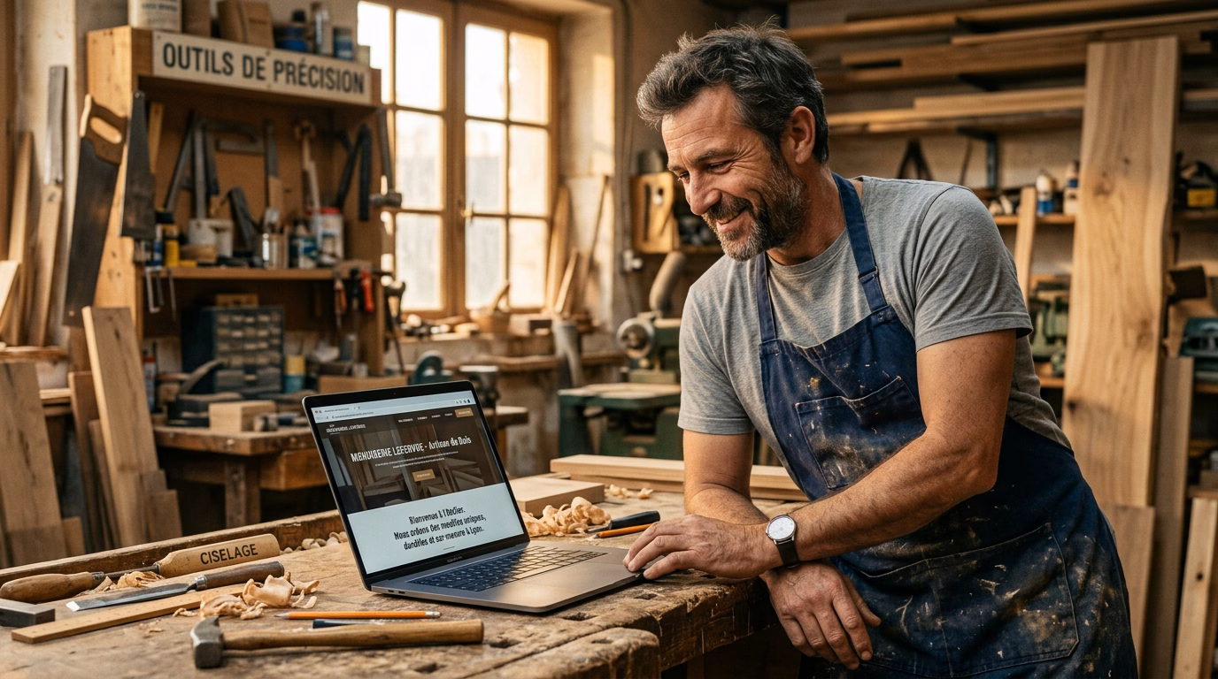 Exemple site internet artisan : 8 modèles qui convertissent (2026)