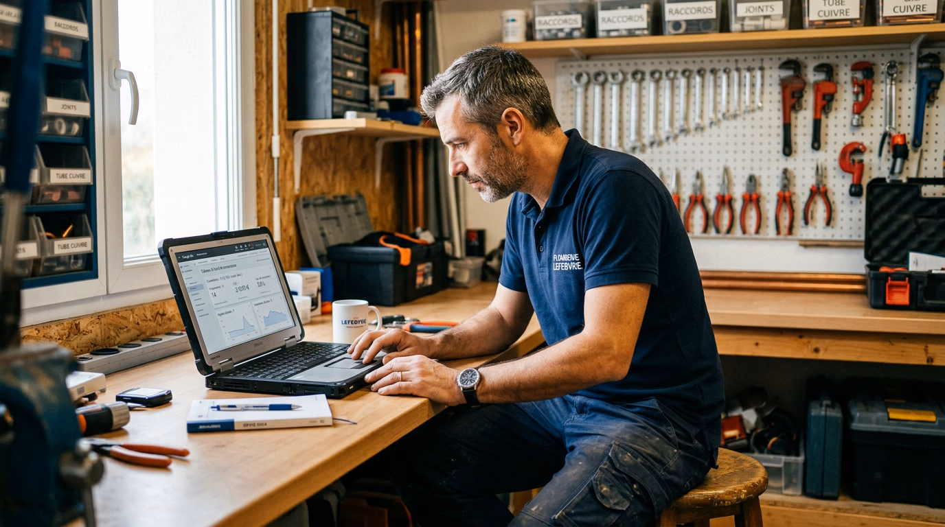 Tracking Google Ads sans développeur : guide artisan 2026